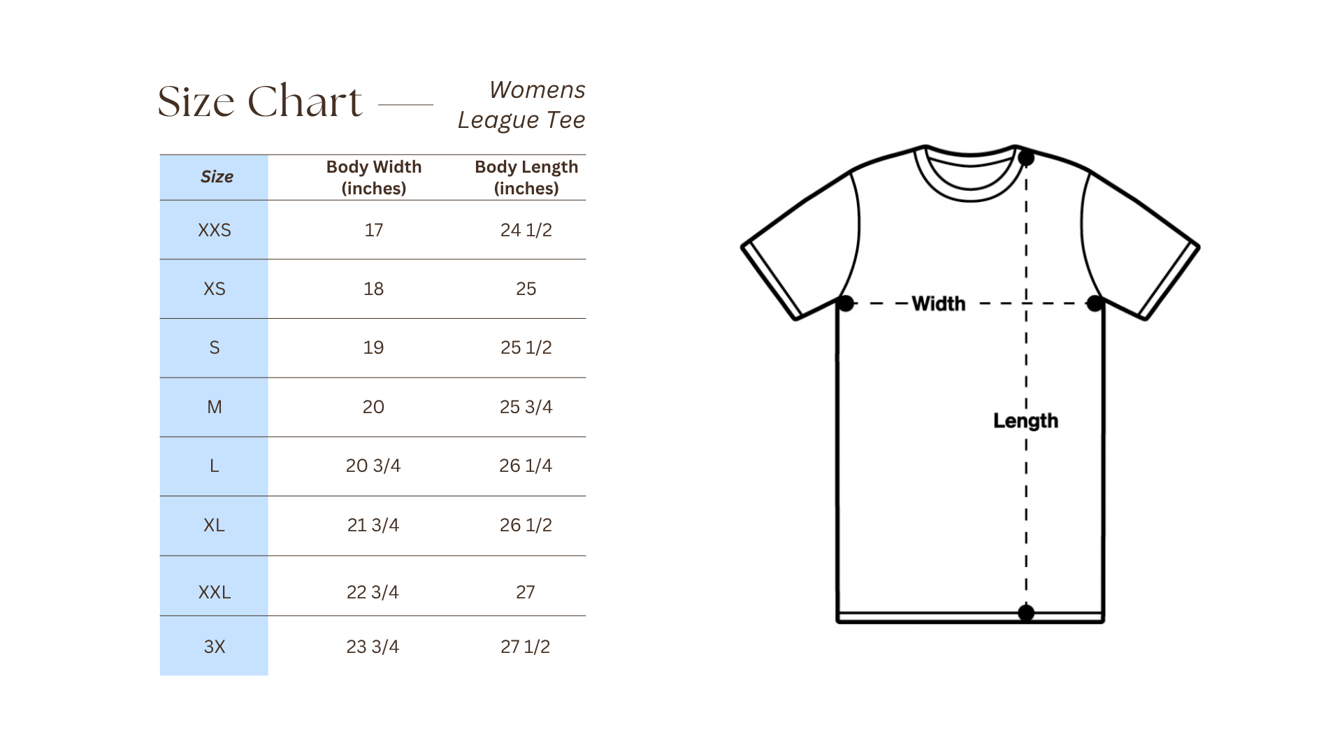Women's League Tee